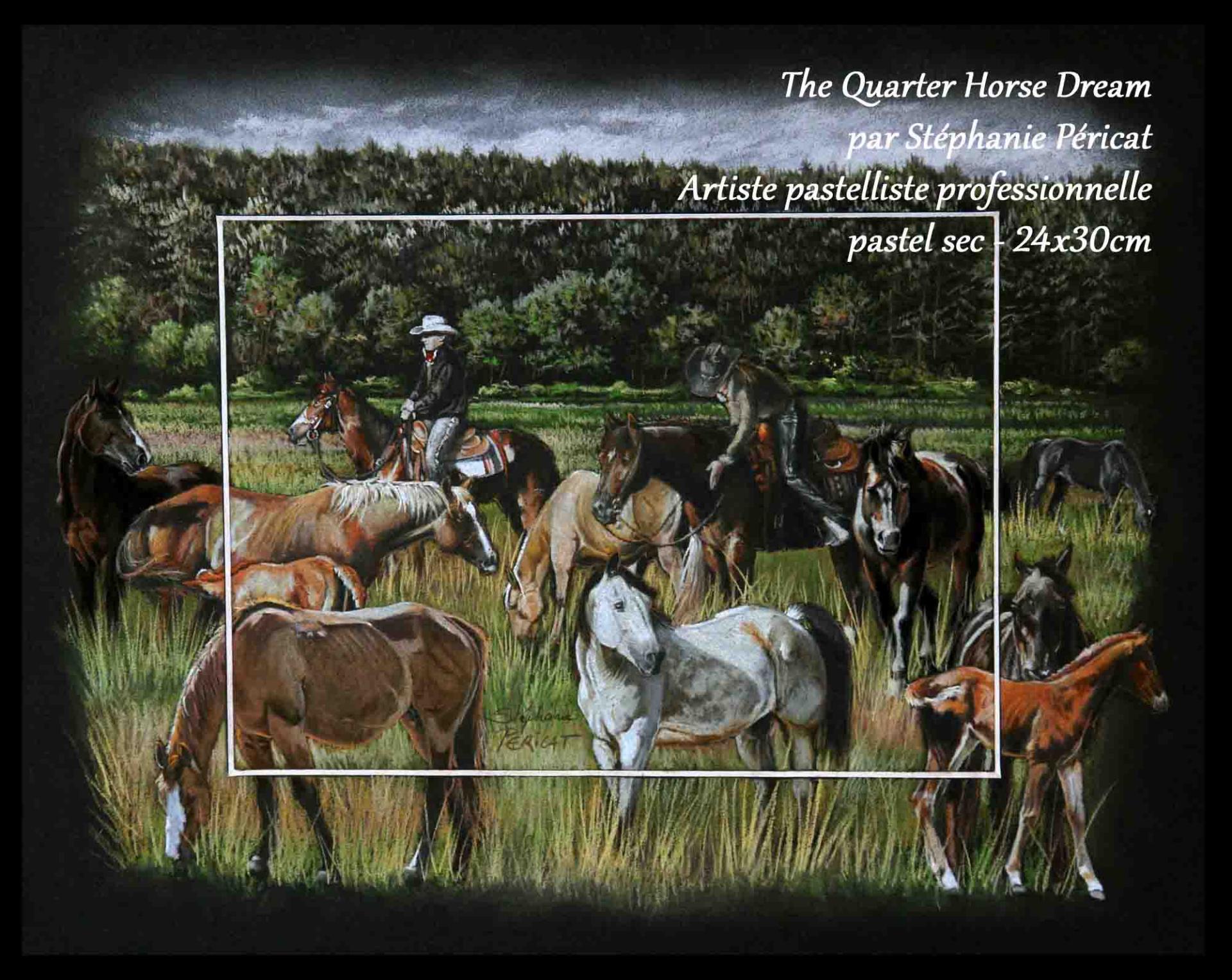 The Quarter-Horse Dream  -  24 x 30 cm